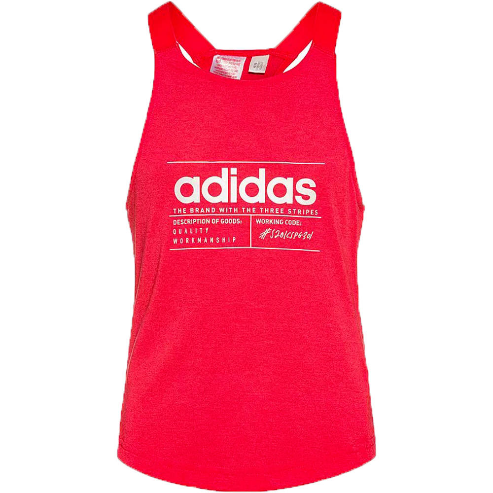 adidas camiseta tirantes niña YG BB TANK vista frontal