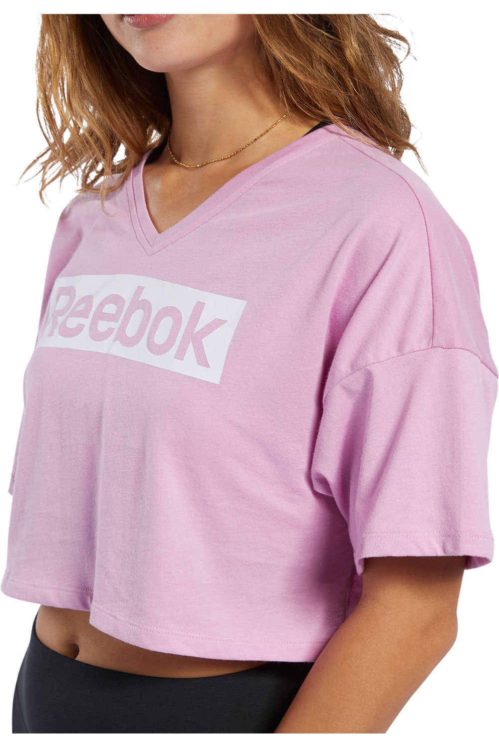 Reebok camiseta manga corta mujer TE Linear Logo GraphicTee 03