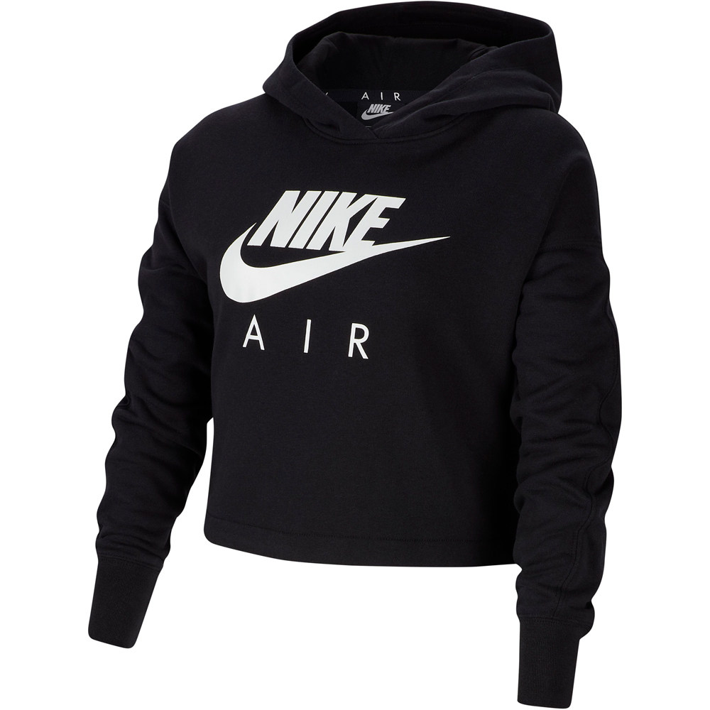 Nike sudadera niña G NSW NIKE AIR CROP HOODIE vista frontal