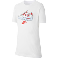 Nike camiseta manga corta niño B NSW TEE AM90 CLOUDS vista frontal