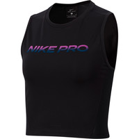 Nike camisetas fitness mujer W NP CROP TANK VNR EXCL vista frontal
