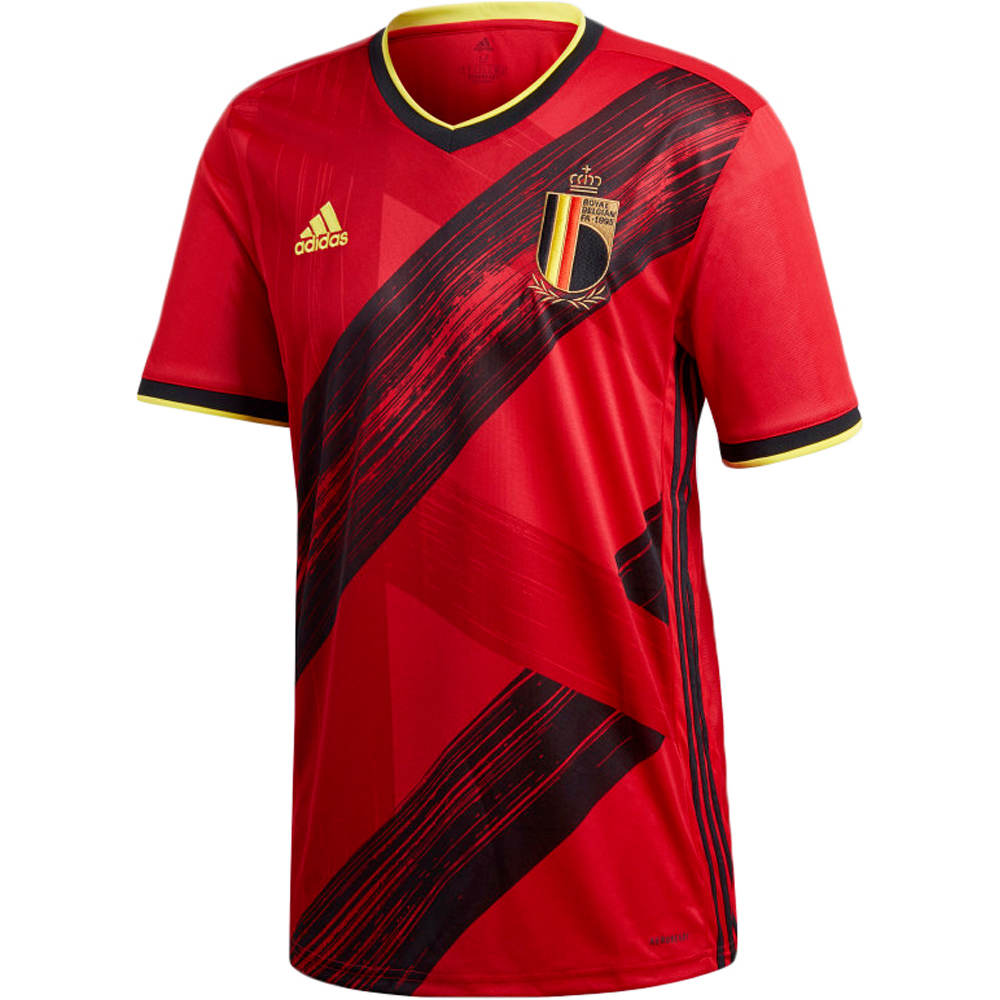 adidas camiseta de fútbol oficiales CAMISETA BELGICA PRIMERA EQUIPACION 2020 vista frontal