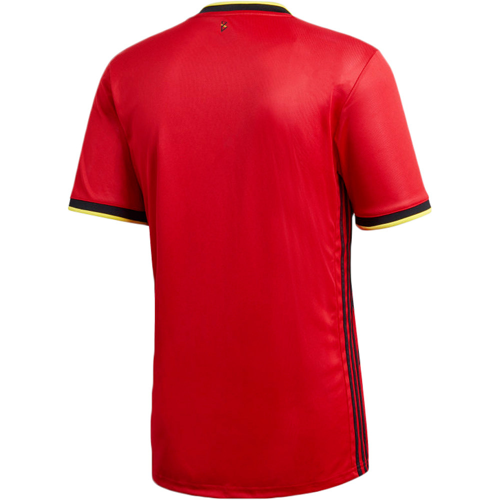 adidas camiseta de fútbol oficiales CAMISETA BELGICA PRIMERA EQUIPACION 2020 vista trasera