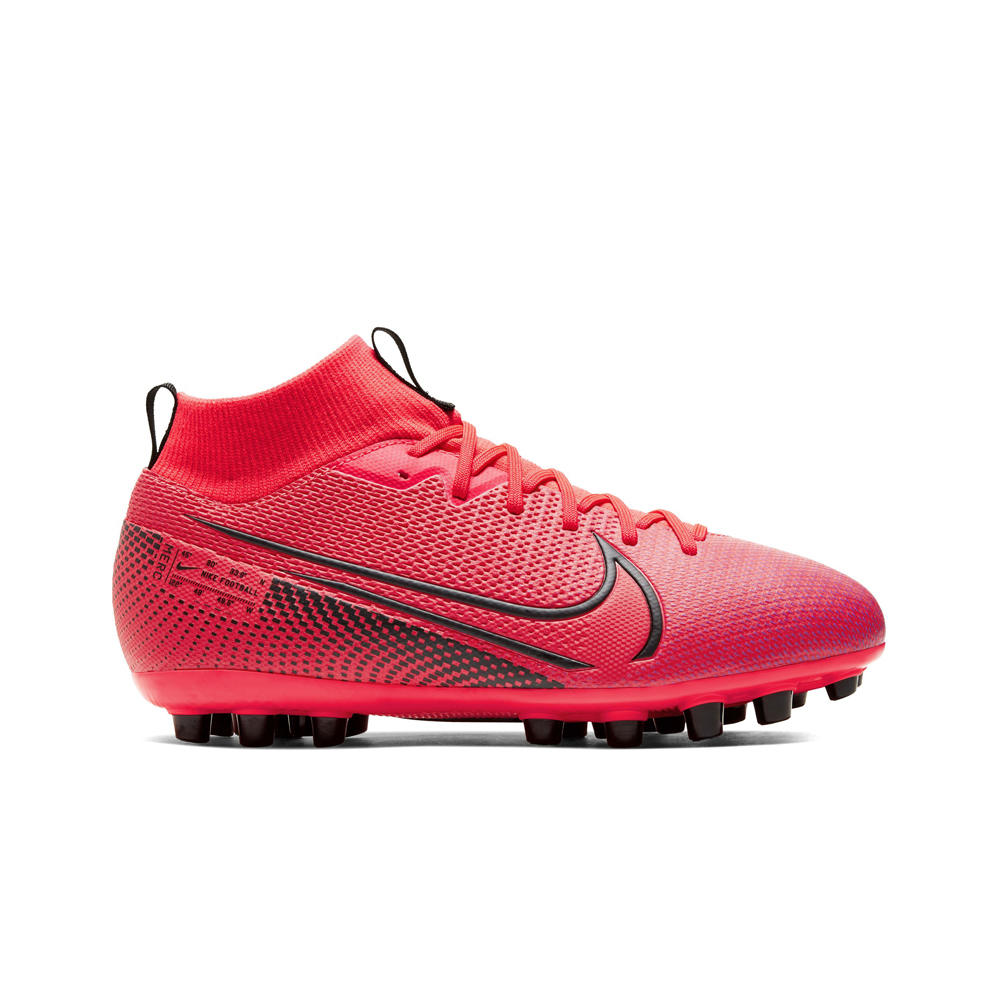 Botas de futbol niño cesped artificial jr merc.superfly 7 academy ag