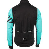 Spiuk cortavientos ciclismo hombre CHAQUETA FS TEKNIK HOMBRE NEGRO/TURQUESA vista trasera