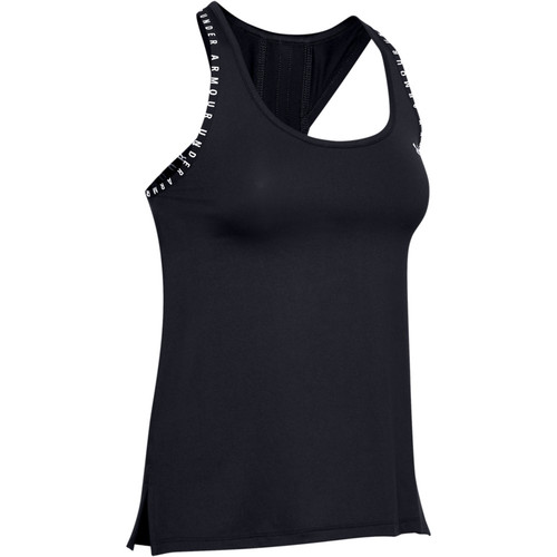 Under Armour Ua negro camisetas tirantes fitness mujer | Sport