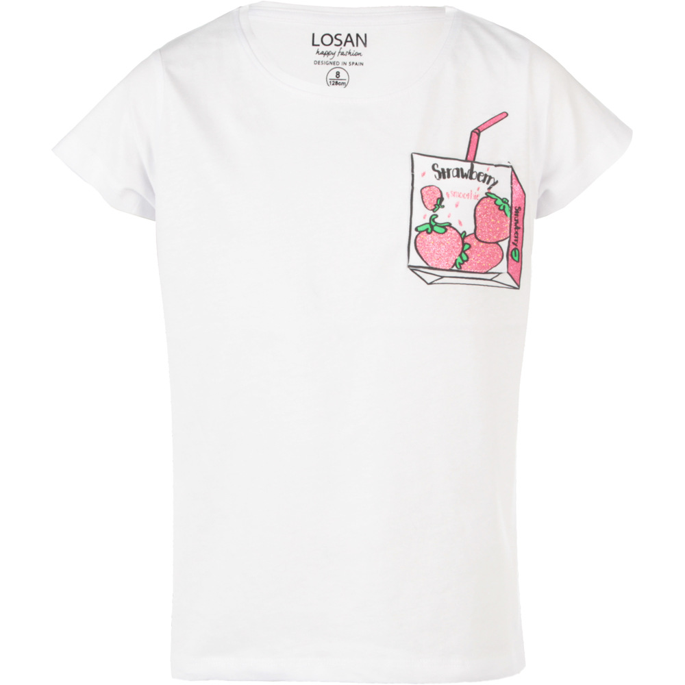 Losan camiseta manga corta niña CAMISETA STRAWBERRY vista frontal