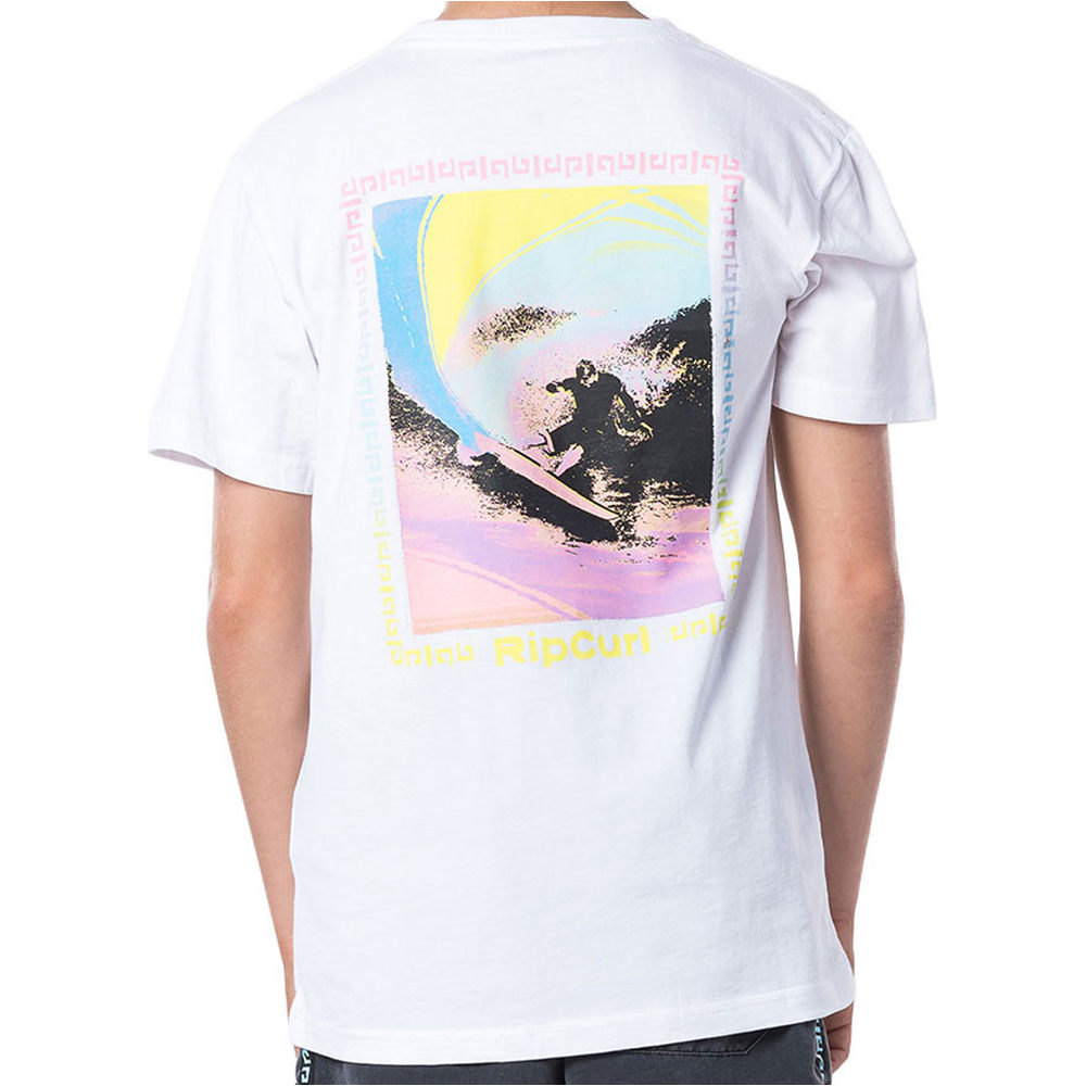 Rip Curl camiseta manga corta niño OG GLITCH TEE-BOYS vista trasera