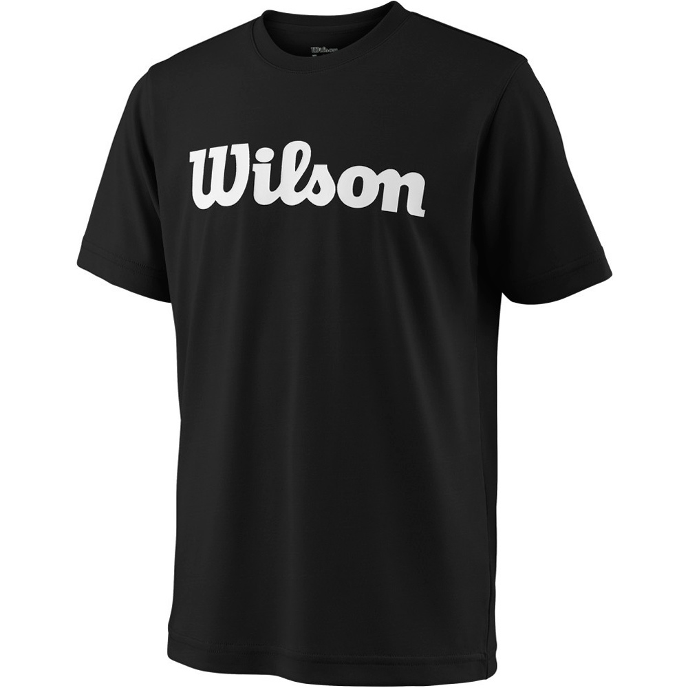 Wilson camiseta tenis manga corta niño Y TEAM SCRIPT TECH TEE vista frontal