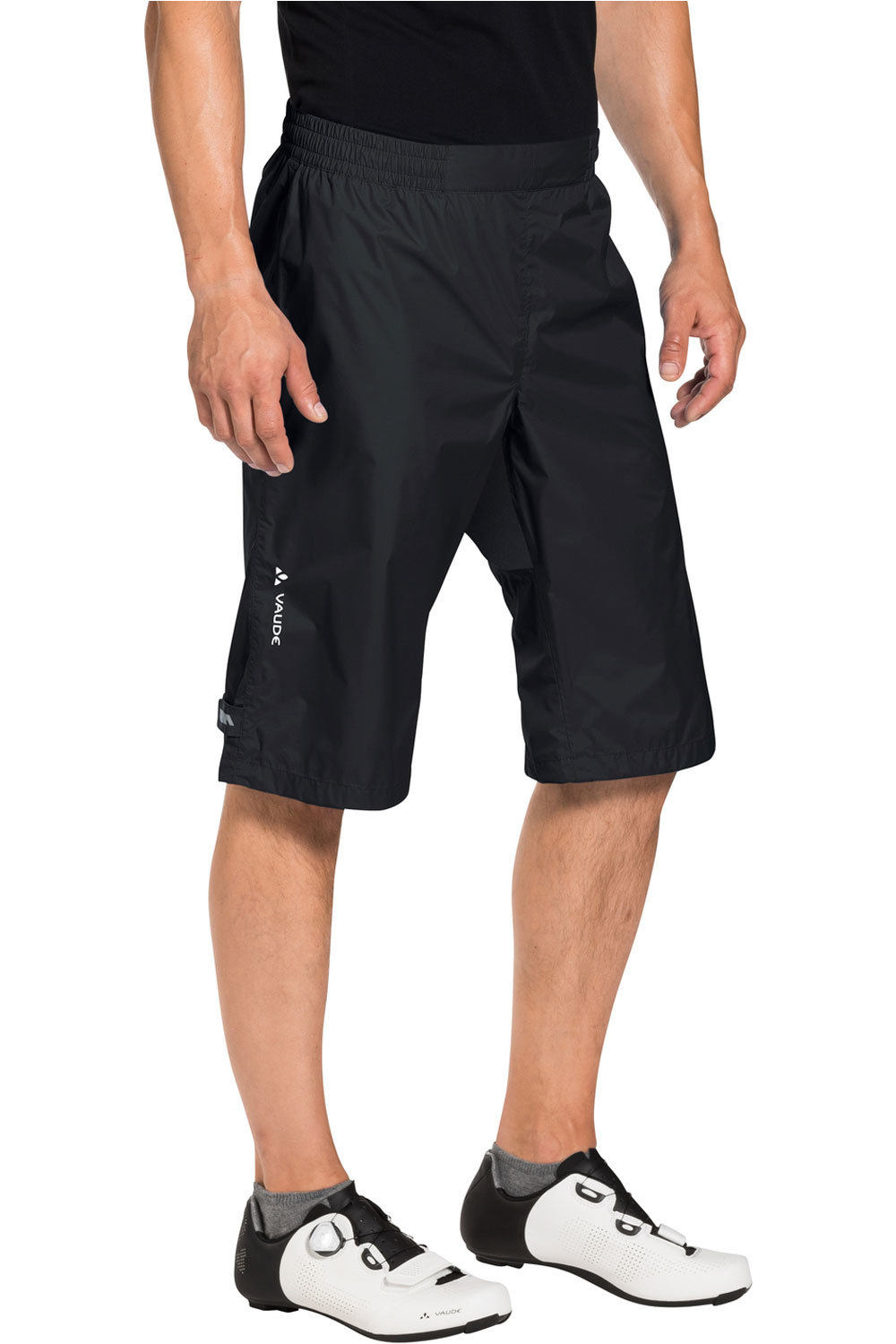 Drop shorts pantalón corto ciclismo hombre Negro (L)