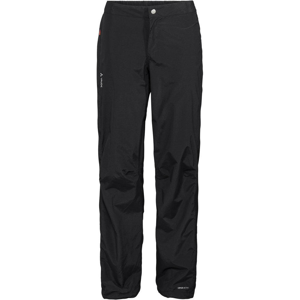 Vaude pantalón largo ciclismo mujer Womens Yaras Rain Zip Pants III 02