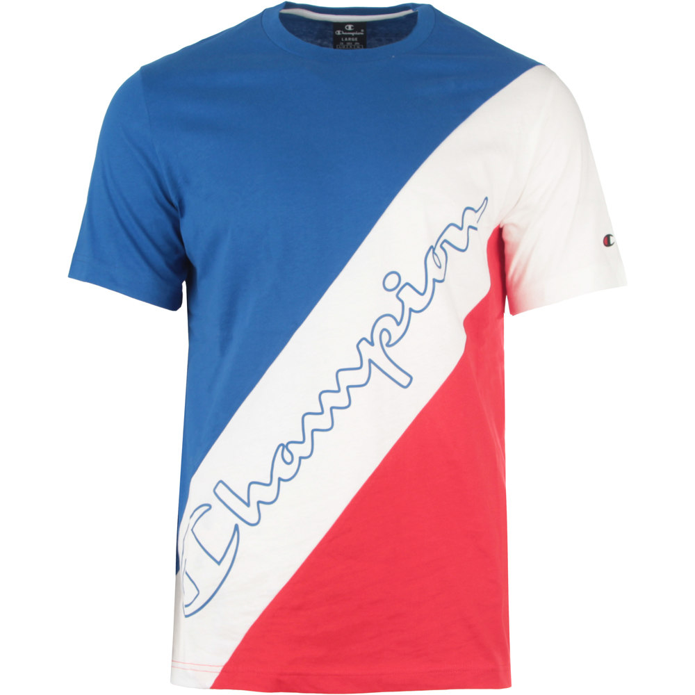 Champion camiseta manga corta hombre BLOCK CREWNECK T-SHIRT vista frontal