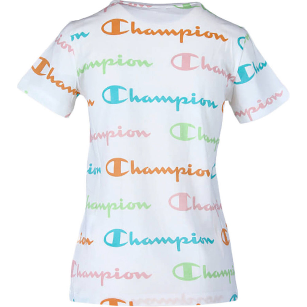 Champion camiseta manga corta mujer Crewneck T-Shirt vista trasera