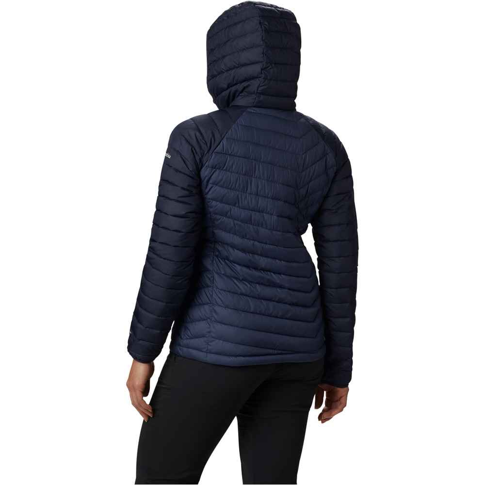 Columbia chaqueta outdoor mujer Powder Lite Hooded Jacket vista trasera