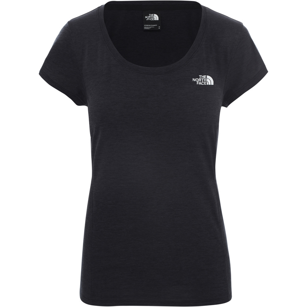 The North Face camiseta montaña manga corta mujer W HIKESTELLER II TEE vista frontal