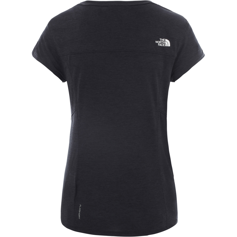 The North Face camiseta montaña manga corta mujer W HIKESTELLER II TEE vista trasera