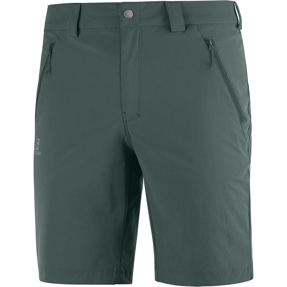 Salomon pantalón corto montaña hombre WAYFARER LT SHORT M vista frontal