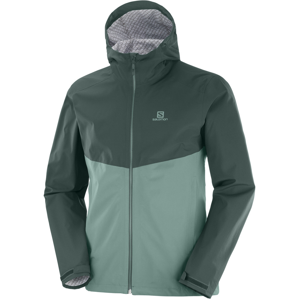 Salomon chaqueta impermeable hombre LA COTE FLEX 2.5L JKT M vista frontal