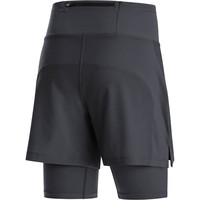 Gore pantalón running mujer R5 Wmn 2in1 Shorts vista trasera