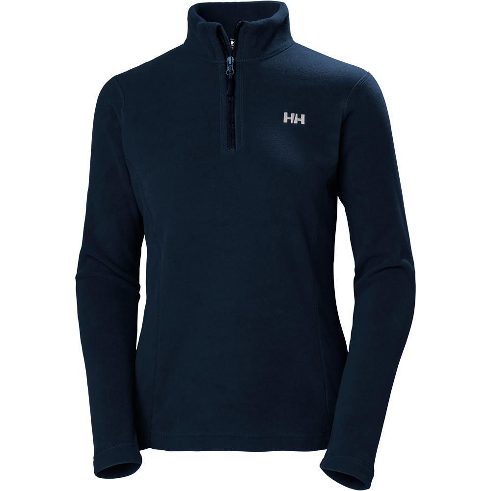 Daybreaker 1/2 zip forro mujer Marino