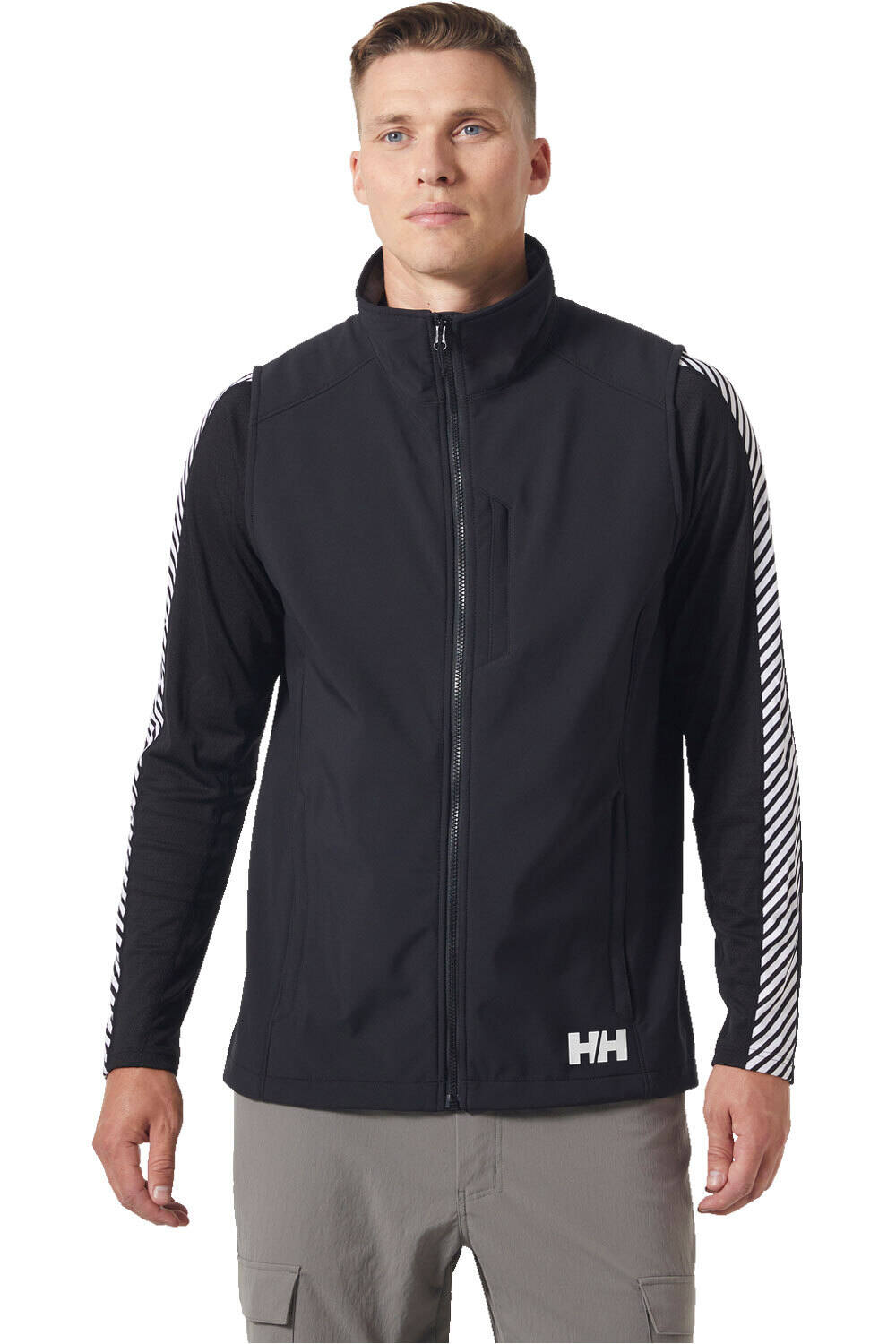 Paramount softshell chaleco polar hombre Negro (M)