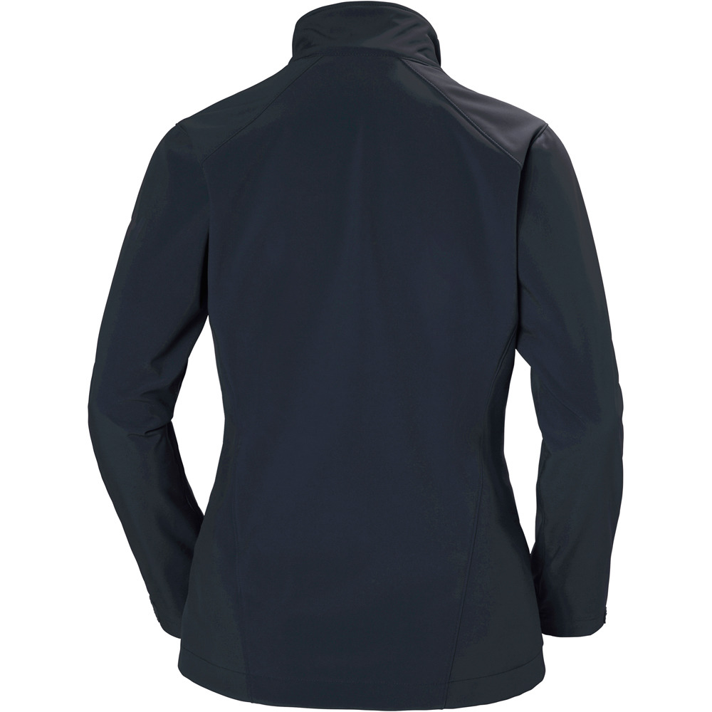 Helly Hansen chaqueta softshell mujer W PARAMOUNT SOFTSHELL JACKET vista trasera