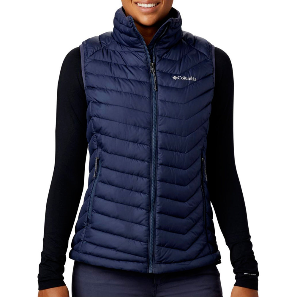 Columbia chaleco outdoor mujer Powder Lite Vest vista detalle