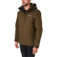 Columbia chaqueta impermeable insulada hombre _3_Element Blocke II Interchange Jacket vista frontal