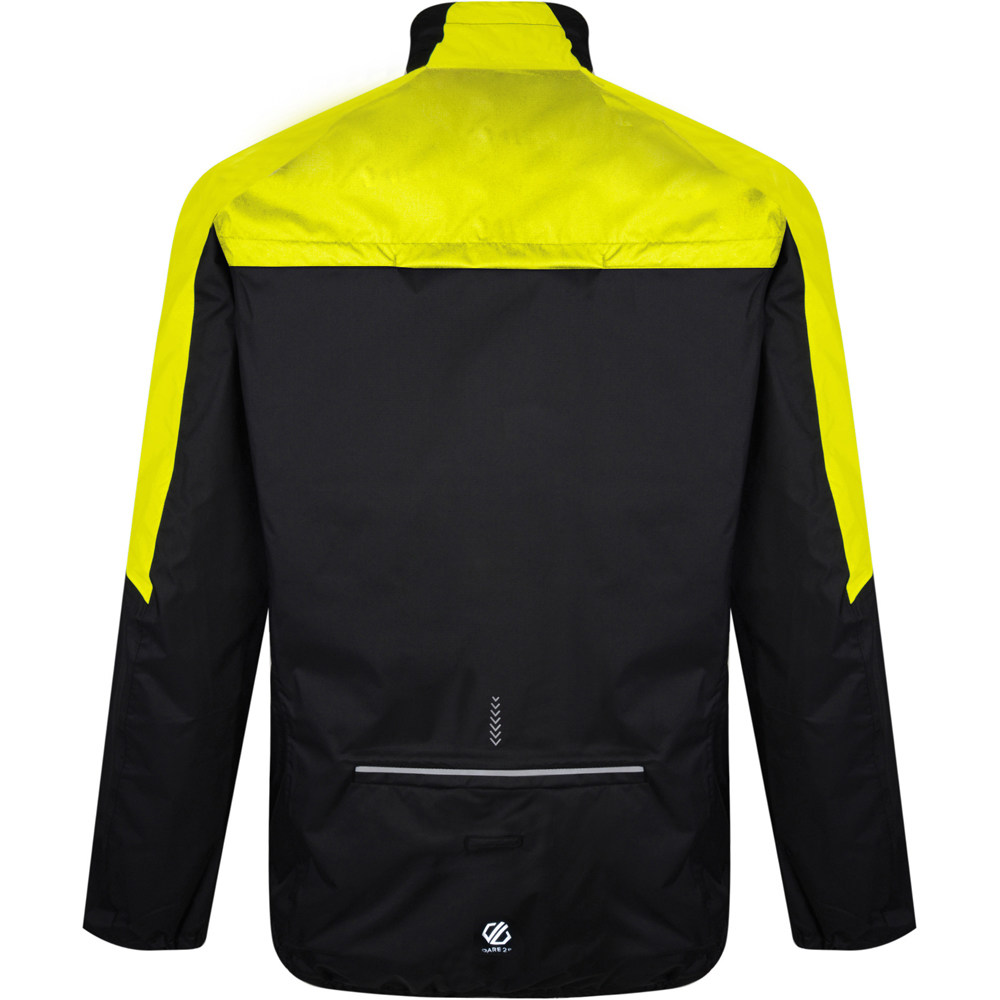 Dare2b chaqueta impermeable ciclismo hombre Mediant Jacket AMNE vista trasera