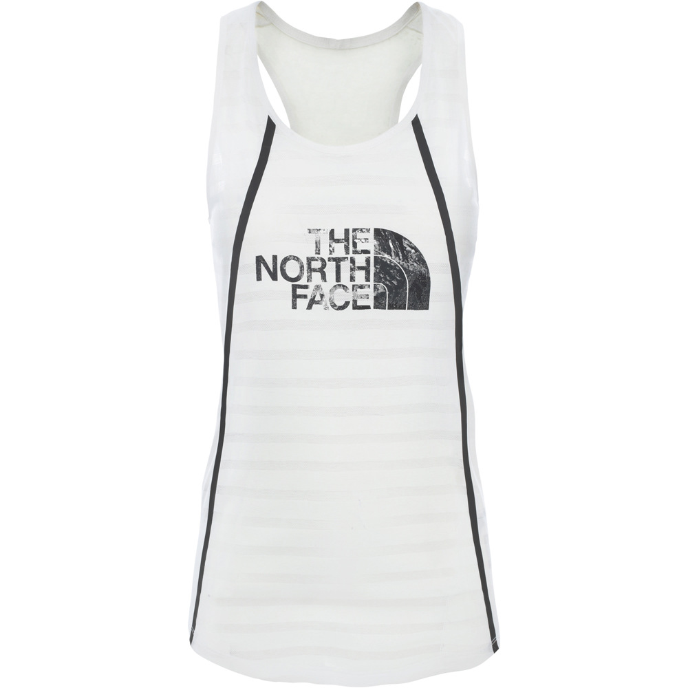 The North Face camiseta montaña manga corta mujer WVARUNA TANK vista frontal