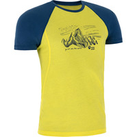Neak Peak camiseta montaña manga corta hombre VALCAR SF YEL vista frontal