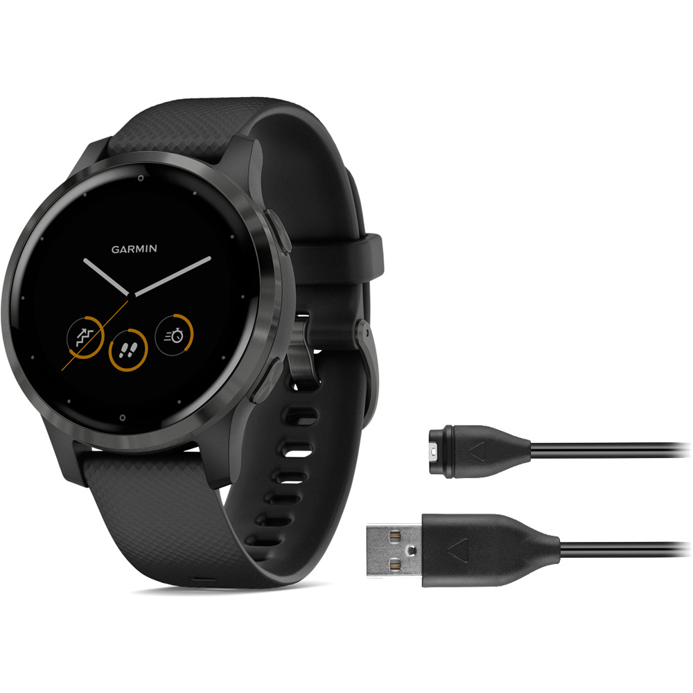 Garmin smartwatch Vivoactive 4 S Black vista frontal