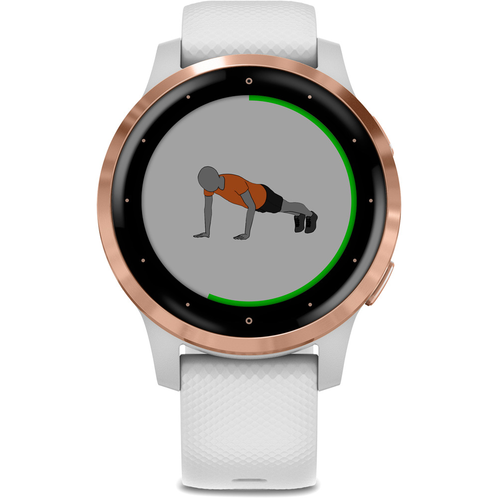 Garmin smartwatch Vivoactive 4 S Blanco Rose gold 04