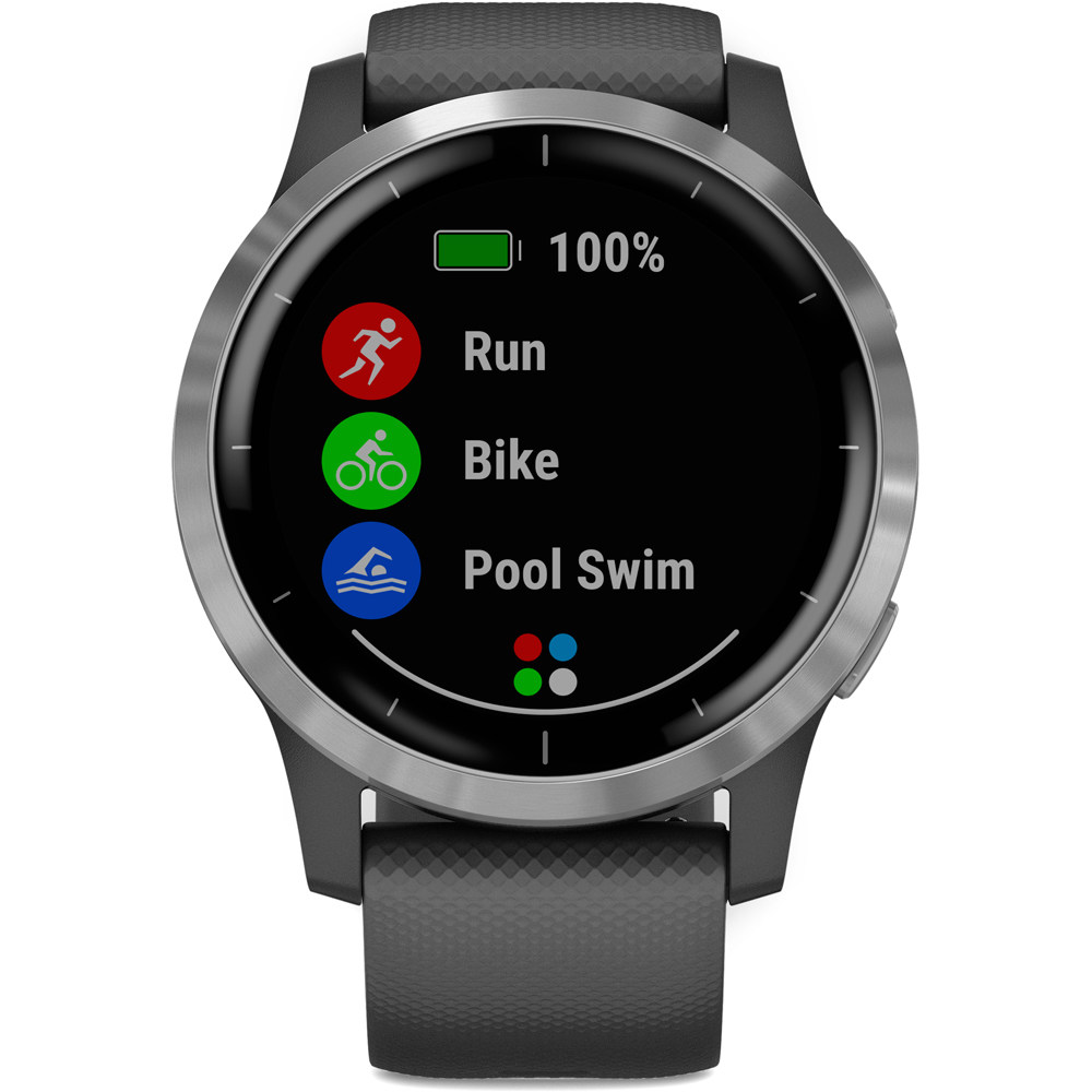 Garmin smartwatch Vivoactive 4 Plata Gris 02