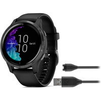 Garmin smartwatch VENU Negro vista frontal