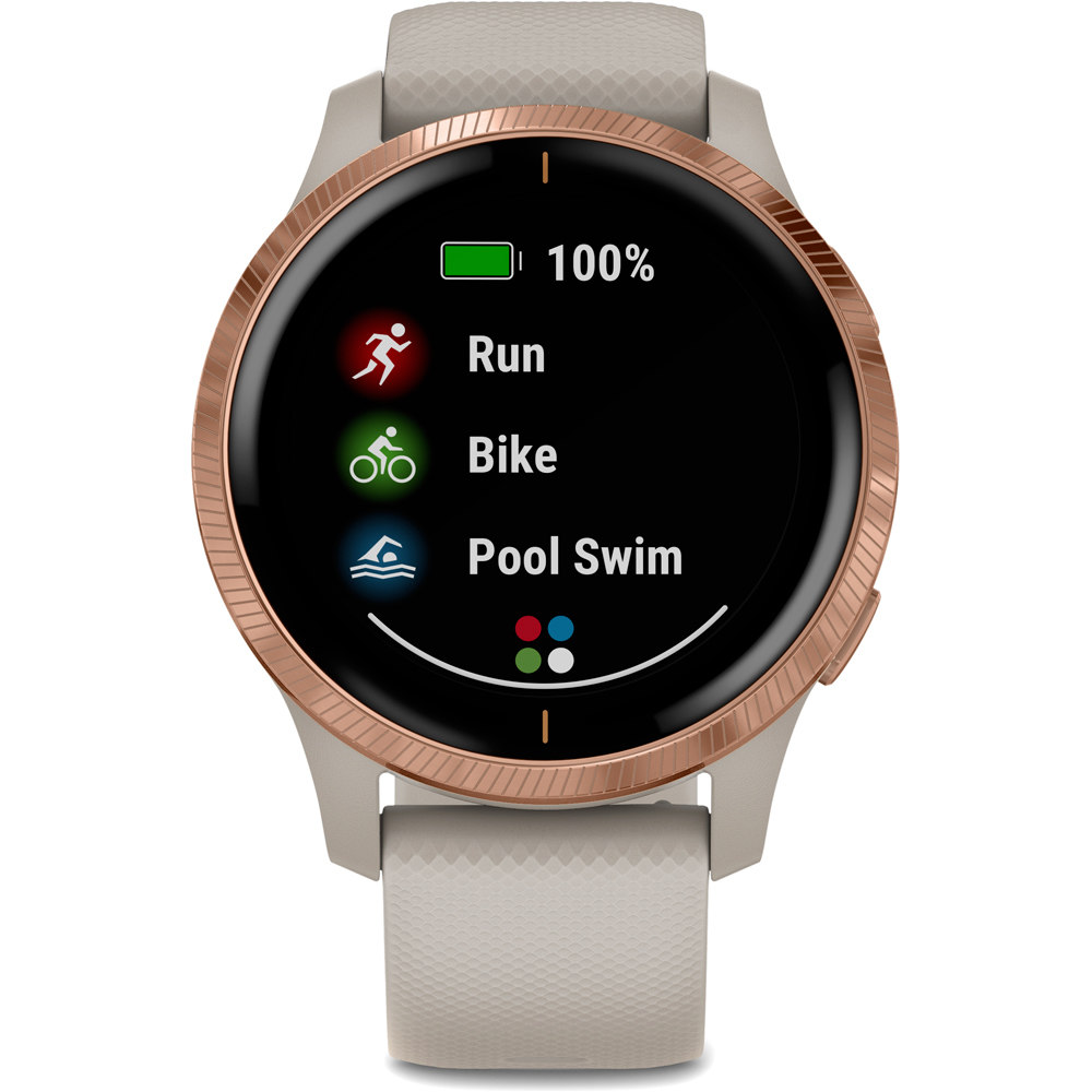 Garmin smartwatch VENU Beige RoseGold 02