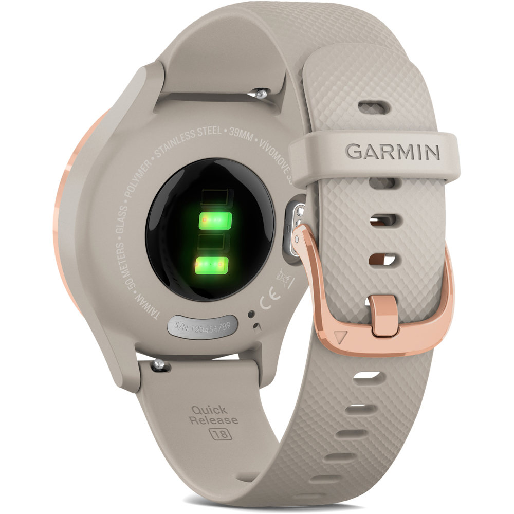 Garmin smartwatch Vvomove 3s Rose Gold Tundra 01