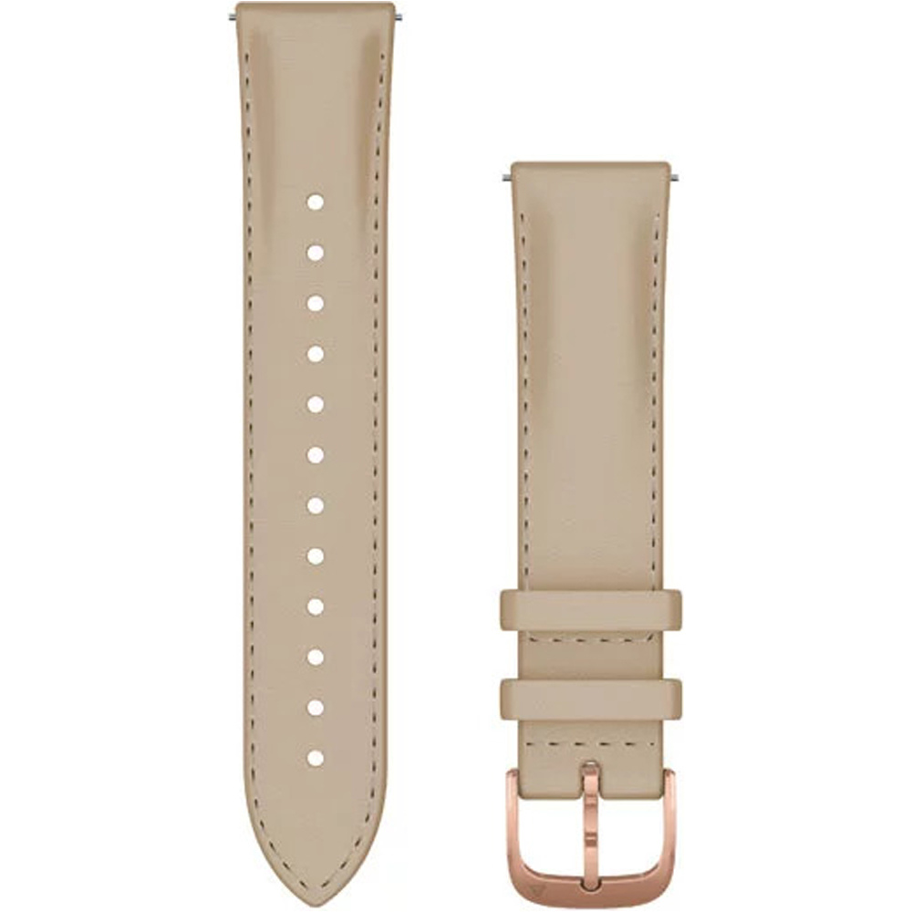 Garmin Correa vivomove cuero beige 20mm correas de relojes deportivos