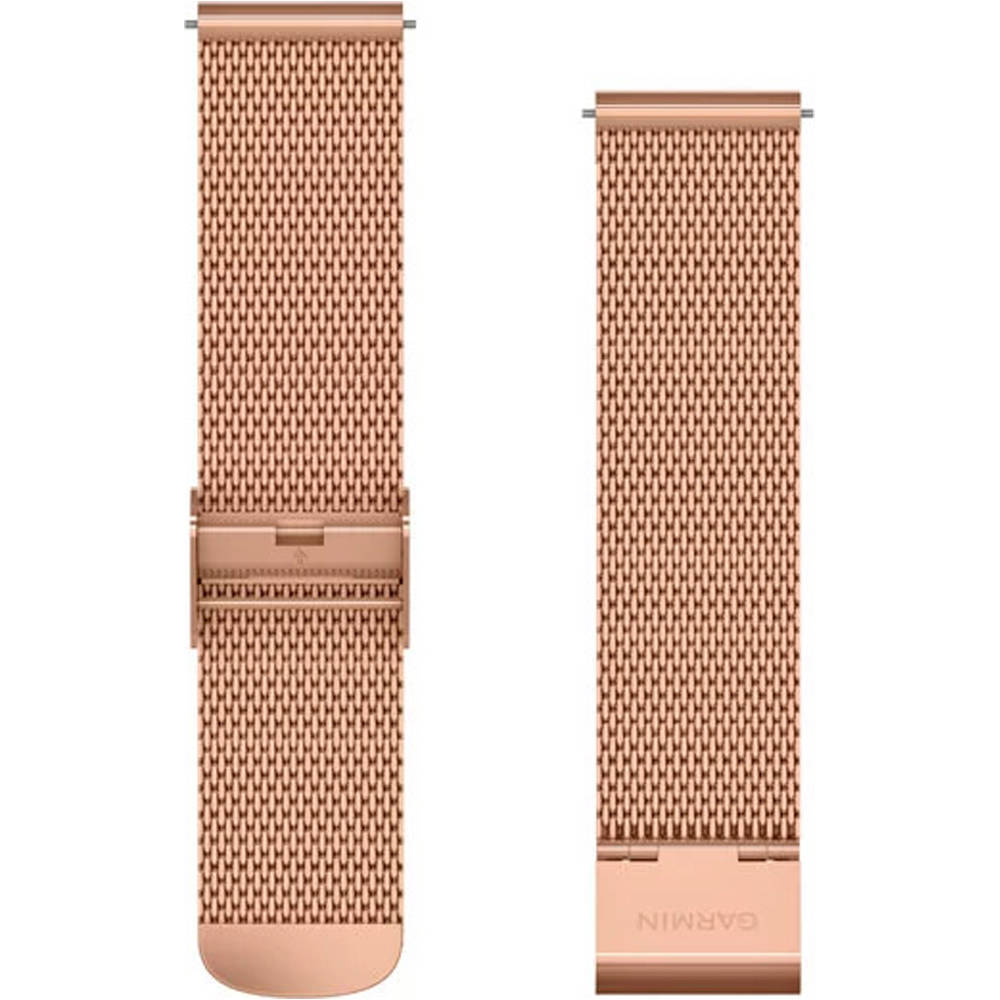 Garmin correas de relojes deportivos CORREA VIVOMOVE MILANESA ROSE GOLD 20mm vista frontal
