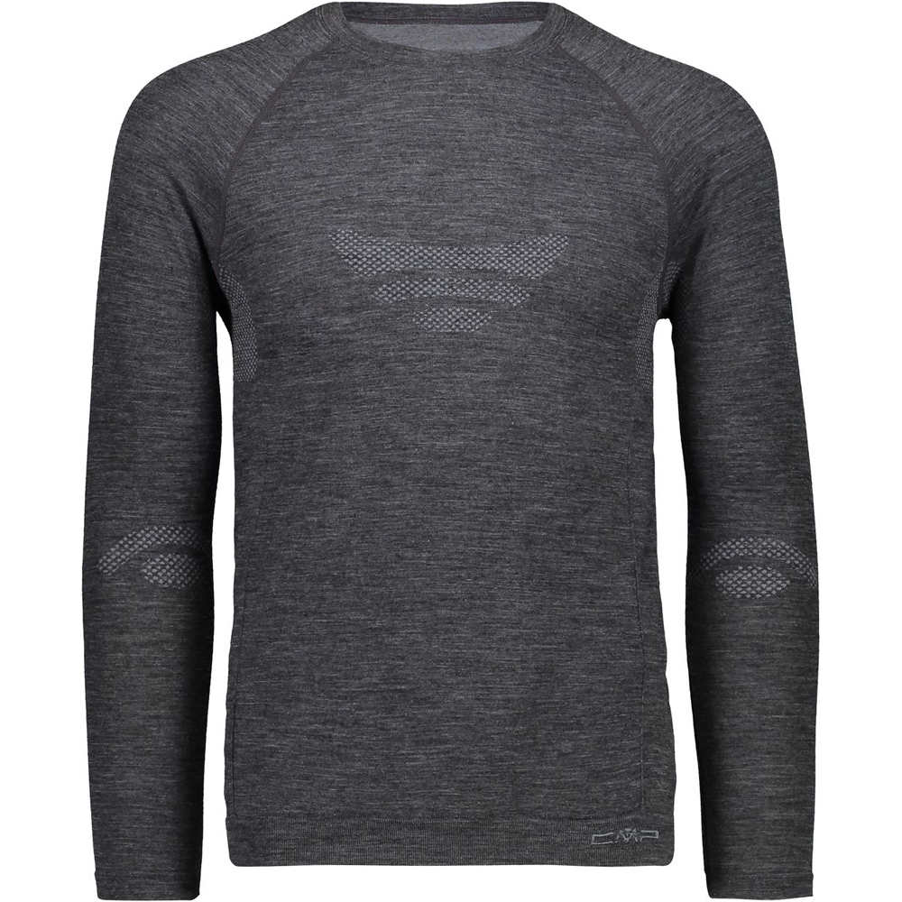 Cmp camiseta térmica manga larga hombre MAN SEAMLESS SWEAT vista frontal