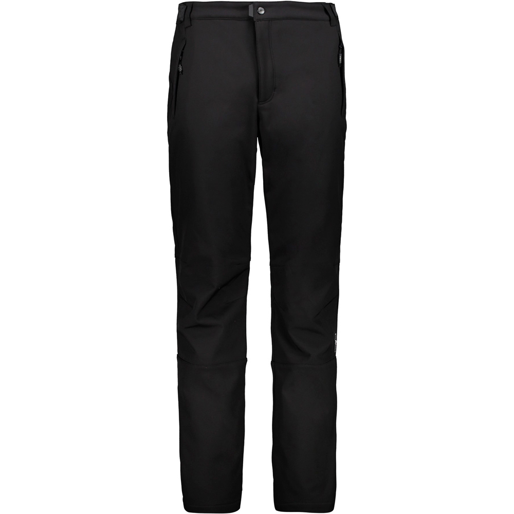 Man pant with inner gaiter pantalón montaña hombre Negro (60)