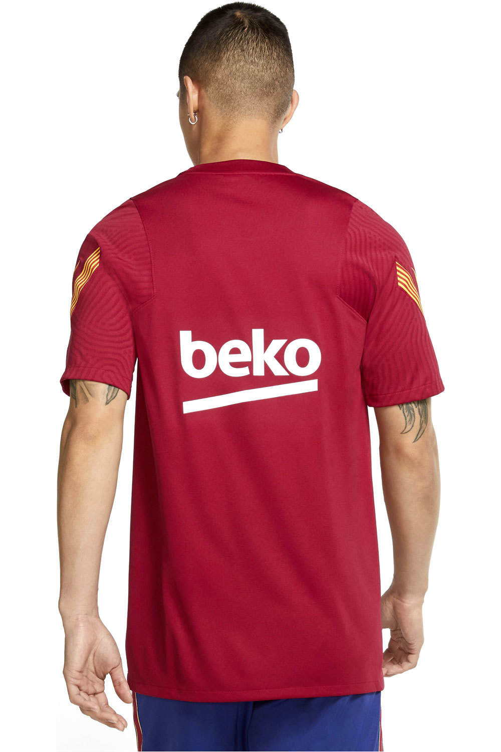 Nike camiseta de fútbol oficiales BARCELONA 21 M NK BRT STRK TOP SS vista trasera