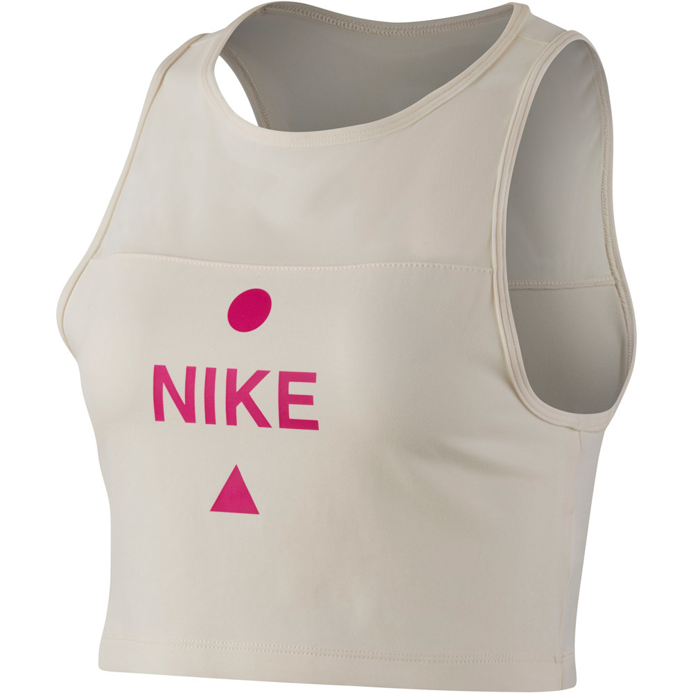 Nike camiseta tirantes fitness mujer W NK GRX TANK ICNCLSH vista frontal