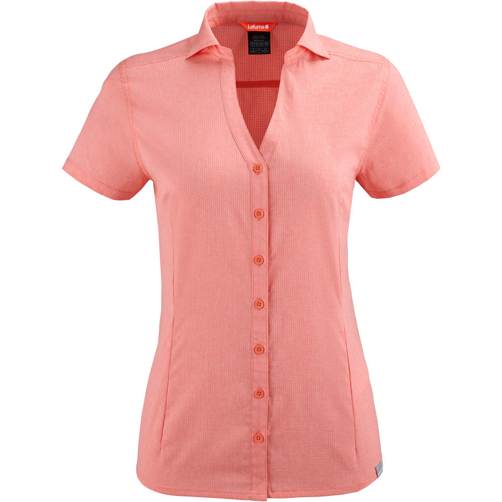 Lafuma camisa montaña manga corta mujer AIR SHIELD SHIRT W vista frontal