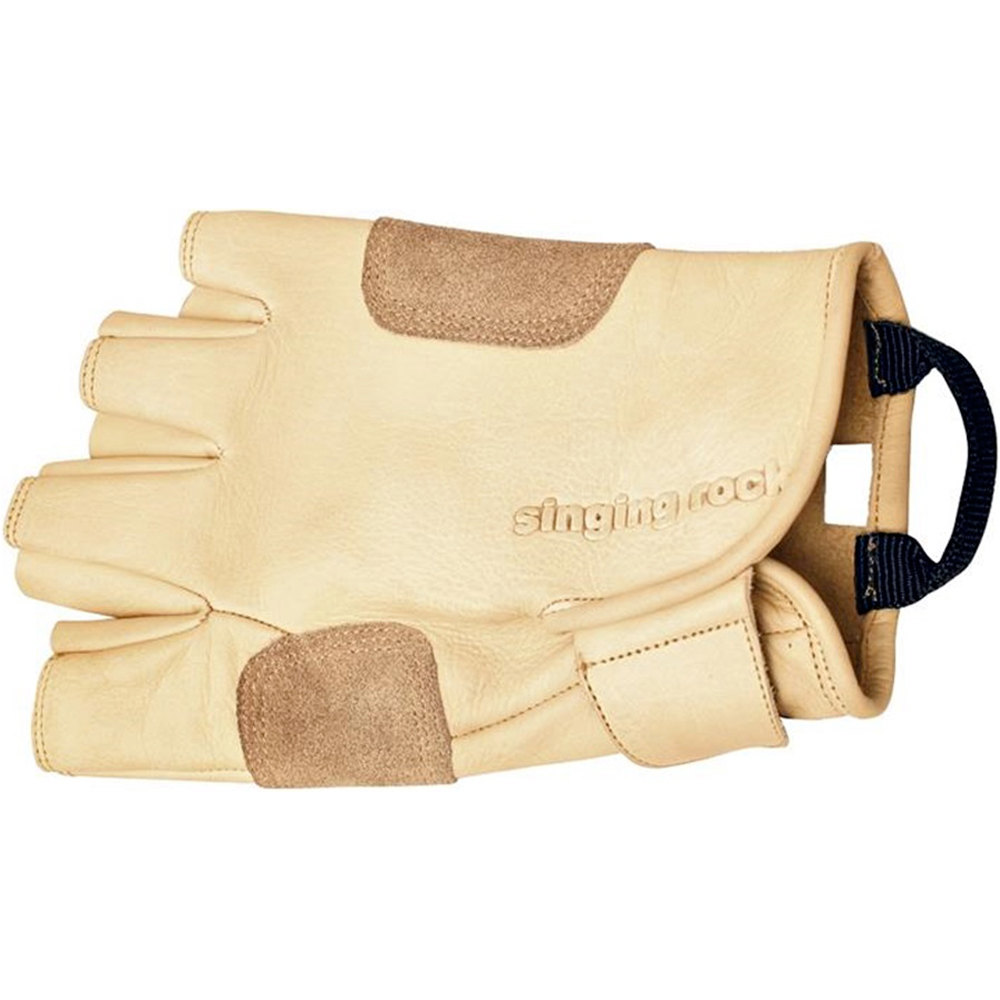 Guante grippy 3/4 guante moda hombre Beige (10)
