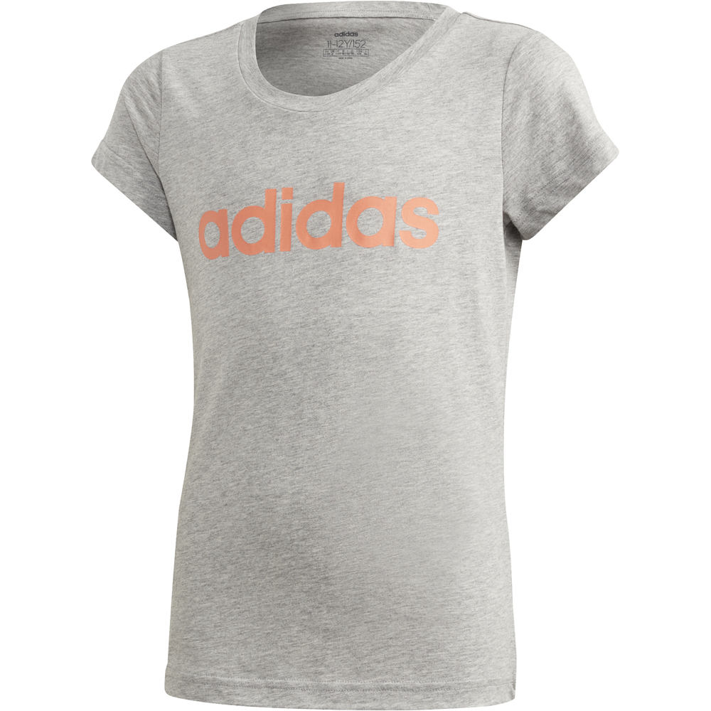 adidas camiseta manga corta niña YG E LIN TEE vista frontal