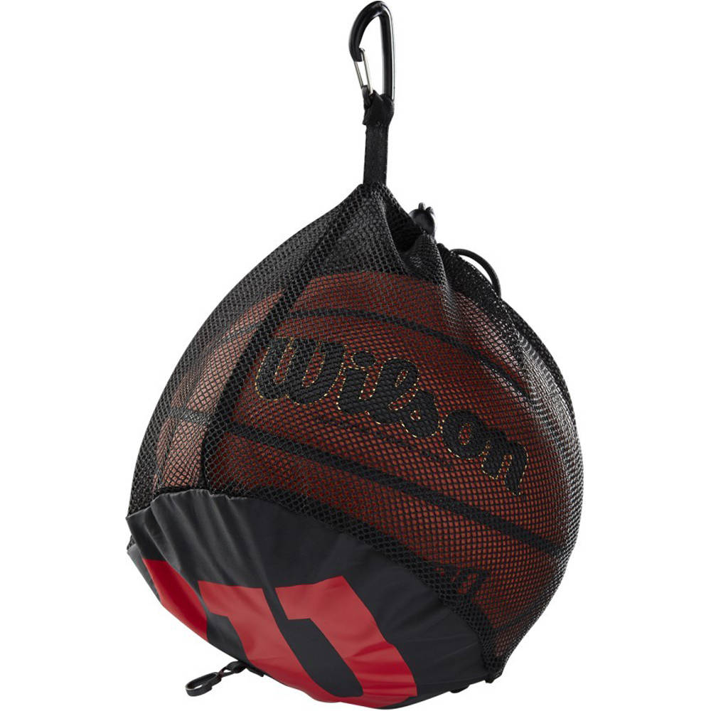 Wilson varios baloncesto SINGLE BALL BSKT BAG vista frontal