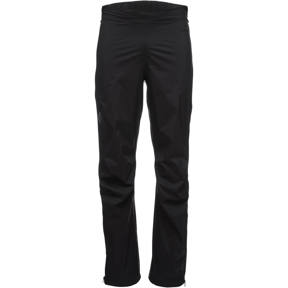 Black Diamond pantalón impermeable hombre M STORMLINE STR FL ZP RN PANTS NE vista frontal