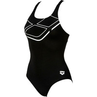 Arena bañador natación mujer 1P ESSENTIALS SWIM PRO BACK vista frontal