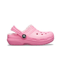 Crocs zueco niño Classic Lined Clog K lateral exterior